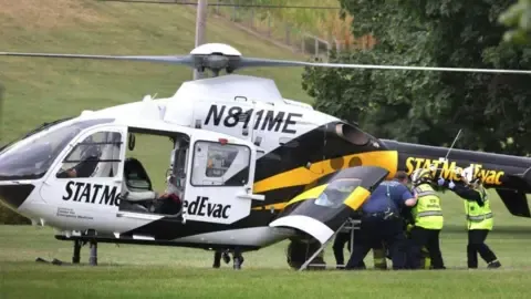 A group of officers injured by gunfire in Pennsylvania, including three in critical condition